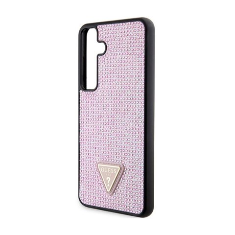 Guess Rhinestone Triangle - Etui Samsung Galaxy S24+ (różowy) Guess Rhinestone Triangle - Etui Samsung Galaxy S24+ (różowy)