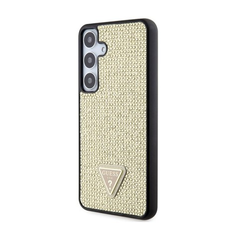 Guess Rhinestone Triangle - Etui Samsung Galaxy S24 (złoty) Guess Rhinestone Triangle - Etui Samsung Galaxy S24 (złoty)
