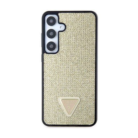 Guess Rhinestone Triangle - Etui Samsung Galaxy S24 (złoty) Guess Rhinestone Triangle - Etui Samsung Galaxy S24 (złoty)