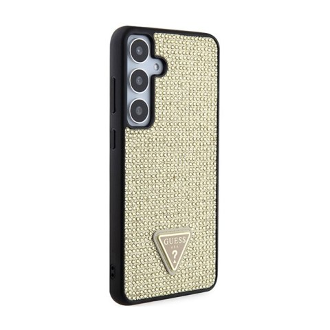 Guess Rhinestone Triangle - Etui Samsung Galaxy S24 (złoty) Guess Rhinestone Triangle - Etui Samsung Galaxy S24 (złoty)