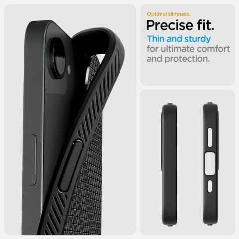 Spigen Liquid Air - Etui do iPhone 16e (Matte Black) Spigen Liquid Air - Etui do iPhone 16e (Matte Black)