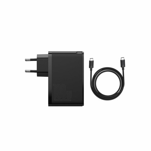 BASEUS ŁADOWARKA SIECIOWA 2X USB+2X USB-C (CZARNA) BASEUS ŁADOWARKA SIECIOWA 2X USB+2X USB-C (CZARNA)