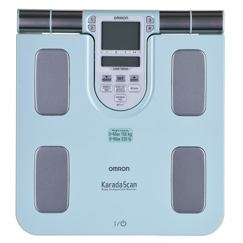 Waga z analizatorem składu ciała Omron Body Comp Monitor BF511 Turq HBF-511T-E Waga z analizatorem składu ciała Omron Body Comp Monitor BF511 Turq HBF-511T-E