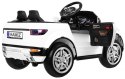 Autko Rapid Racer elektryczne dla dzieci, Biały SUV + Pilot