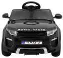 Autko Rapid Racer elektryczne dla dzieci Czarny + Pilot + Wolny Start + EVA + MP3 LED