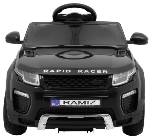 Autko Rapid Racer elektryczne dla dzieci Czarny + Pilot + Wolny Start + EVA + MP3 LED Autko Rapid Racer elektryczne dla dzieci Czarny + Pilot + Wolny Start + EVA + MP3 LED