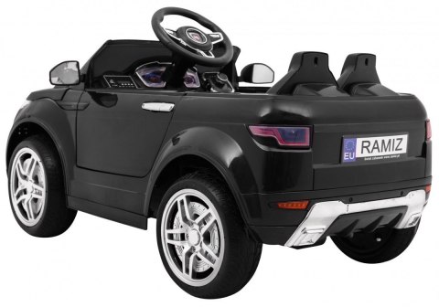 Autko Rapid Racer elektryczne dla dzieci Czarny + Pilot + Wolny Start + EVA + MP3 LED Autko Rapid Racer elektryczne dla dzieci Czarny + Pilot + Wolny Start + EVA + MP3 LED