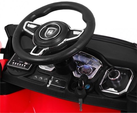 Autko Rapid Racer elektryczne dla dzieci Czerwony + Pilot + Wolny Start + EVA + MP3 LED Autko Rapid Racer elektryczne dla dzieci Czerwony + Pilot + Wolny Start + EVA + MP3 LED