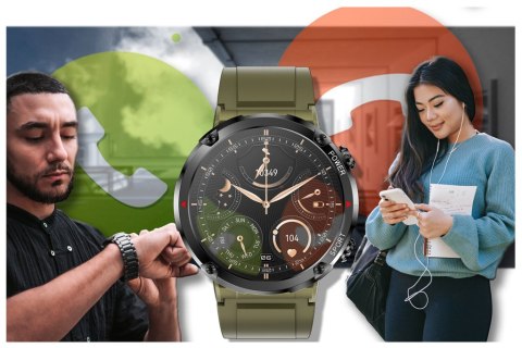 SMARTWATCH MĘSKI GRAVITY GT21-7 - BLUETOOTH CALL, DODATKOWY PASEK (sg025g) SMARTWATCH MĘSKI GRAVITY GT21-7 - BLUETOOTH CALL, DODATKOWY PASEK (sg025g)