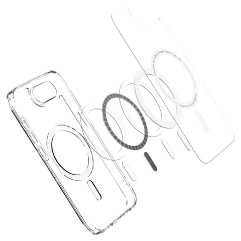 Spigen Ultra Hybrid Mag MagSafe - Etui do iPhone 16e (White) Spigen Ultra Hybrid Mag MagSafe - Etui do iPhone 16e (White)