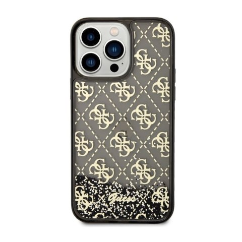 Guess Liquid Glitter Transculent 4G - Etui iPhone 14 Pro Max (Czarny) Guess Liquid Glitter Transculent 4G - Etui iPhone 14 Pro Max (Czarny)