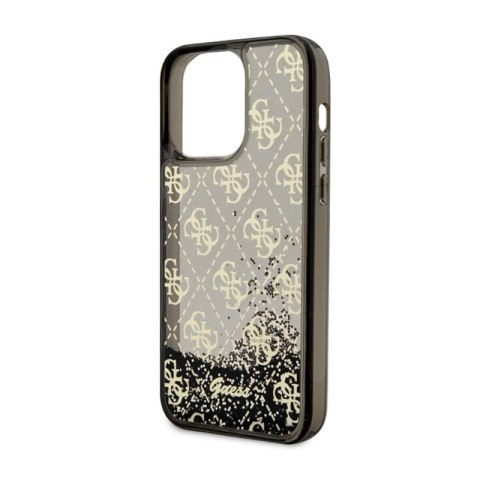 Guess Liquid Glitter Transculent 4G - Etui iPhone 14 Pro Max (Czarny) Guess Liquid Glitter Transculent 4G - Etui iPhone 14 Pro Max (Czarny)