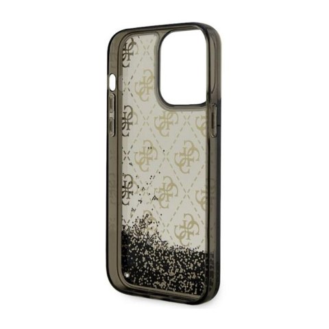 Guess Liquid Glitter Transculent 4G - Etui iPhone 14 Pro Max (Czarny) Guess Liquid Glitter Transculent 4G - Etui iPhone 14 Pro Max (Czarny)