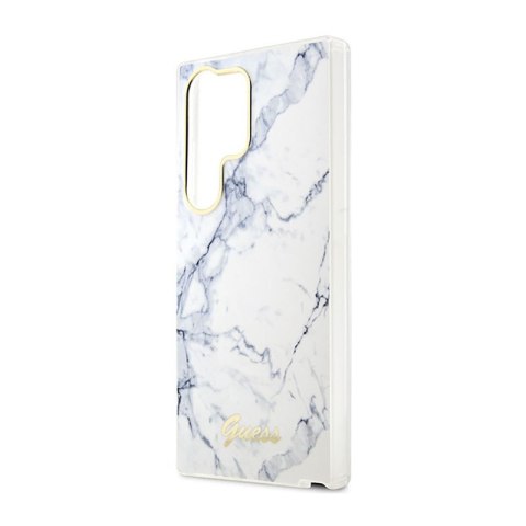 Guess Marble Collection - Etui Samsung Galaxy S23 Ultra (biały) Guess Marble Collection - Etui Samsung Galaxy S23 Ultra (biały)