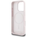 Karl Lagerfeld Silicone Double Heads And Circle MagSafe - Etui do iPhone 16 Pro (różowy)