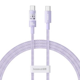 Kabel Baseus Gem Typ C-Typ C 100W 1m (fioletowy)