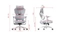 Fotel ergonomiczny gamingowy Angel Furia Grey