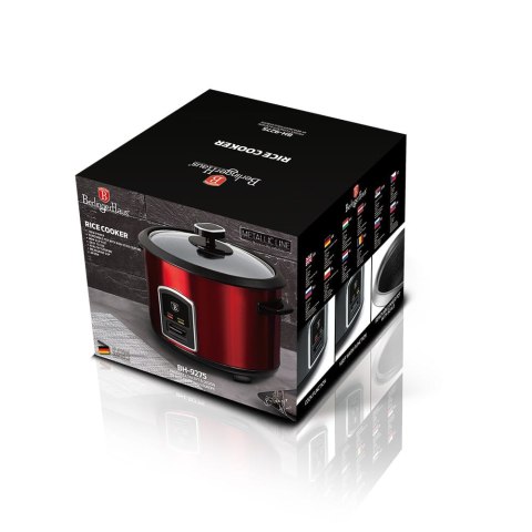 GARNEK DO GOTOWANIA RYŻU 1.8L 700W RYŻOWAR BERLINGER HAUS BURGUNDY BH-9275 GARNEK DO GOTOWANIA RYŻU 1.8L 700W RYŻOWAR BERLINGER HAUS BURGUNDY BH-9275