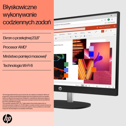 HP AiO 24-cr0312nw Ryzen 5 7520 23.8" FHD IPS 250nits AG 16GB DDR5 SSD512 Radeon 610M Cam720p kB+Mouse Win11 Shell White 2Y HP AiO 24-cr0312nw Ryzen 5 7520 23.8" FHD IPS 250nits AG 16GB DDR5 SSD512 Radeon 610M Cam720p kB+Mouse Win11 Shell White 2Y