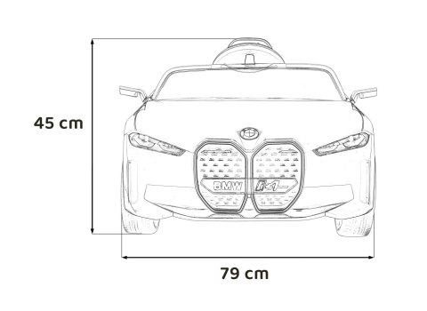 Autko BMW i4 na akumulator dla dzieci Biały + Wolny Start + EVA + Ekoskóra + Audio LED + Pilot Autko BMW i4 na akumulator dla dzieci Biały + Wolny Start + EVA + Ekoskóra + Audio LED + Pilot