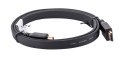 Kabel Lanberg CA-HDMI-21CU-0010-BK (HDMI M - HDMI M; 1m; kolor czarny)