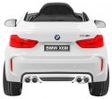 BMW X6M Elektryczne Autko dla dzieci, Biały SUV + Pilot