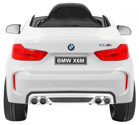 BMW X6M Elektryczne Autko dla dzieci, Biały SUV + Pilot BMW X6M Elektryczne Autko dla dzieci, Biały SUV + Pilot