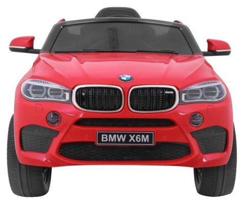 BMW X6M Elektryczne Autko dla dzieci Czerwony + Pilot + EVA + Wolny Start + Panel audio + LED BMW X6M Elektryczne Autko dla dzieci Czerwony + Pilot + EVA + Wolny Start + Panel audio + LED