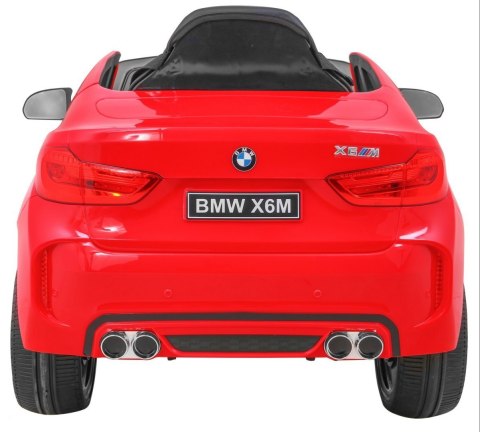 BMW X6M Elektryczne Autko dla dzieci Czerwony + Pilot + EVA + Wolny Start + Panel audio + LED BMW X6M Elektryczne Autko dla dzieci Czerwony + Pilot + EVA + Wolny Start + Panel audio + LED