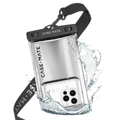 Case-Mate Waterproof Floating Pouch - Etui wodoodporne do smartfonów (Silver Chrome) Case-Mate Waterproof Floating Pouch - Etui wodoodporne do smartfonów (Silver Chrome)