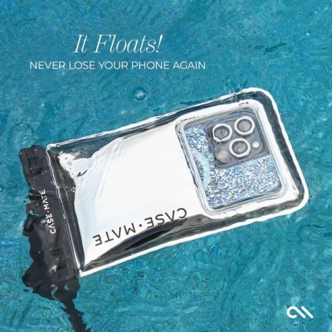Case-Mate Waterproof Floating Pouch - Etui wodoodporne do smartfonów (Silver Chrome) Case-Mate Waterproof Floating Pouch - Etui wodoodporne do smartfonów (Silver Chrome)