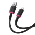 Kabel Baseus Dura 2.4A 1m (czerwono-czarny)