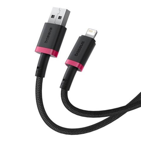 Kabel Baseus Dura 2.4A 1m (czerwono-czarny) Kabel Baseus Dura 2.4A 1m (czerwono-czarny)