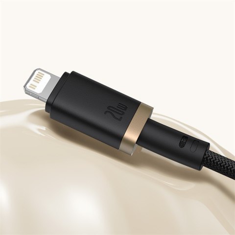 Kabel Baseus Dura Typ C 20W 2m (czarno-złoty) Kabel Baseus Dura Typ C 20W 2m (czarno-złoty)