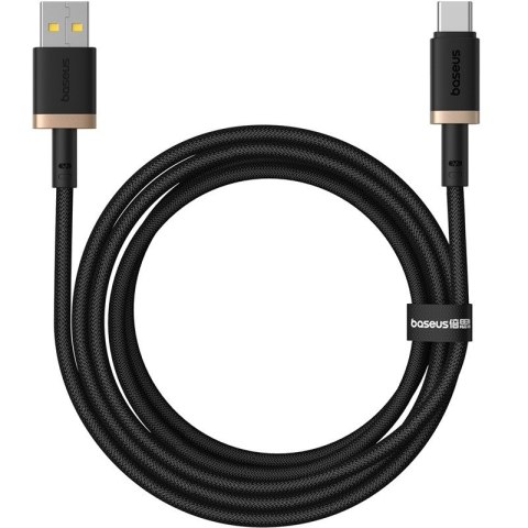 Kabel Baseus Dura USB-Typ C 60W 2m (czarno-złoty) Kabel Baseus Dura USB-Typ C 60W 2m (czarno-złoty)