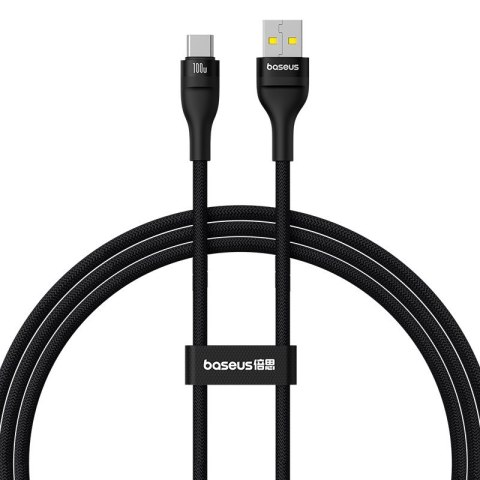 Kabel Baseus Flash 2 USB-USB C 100W 1m (czarny) Kabel Baseus Flash 2 USB-USB C 100W 1m (czarny)