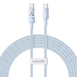 Kabel Baseus Gem Typ C-Typ C 100W 2m (niebieski)