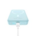 Powerbank Baseus Magnetic Mini Air Wireless 10000mAh 20W+kabel USB C-USB C (niebieski)