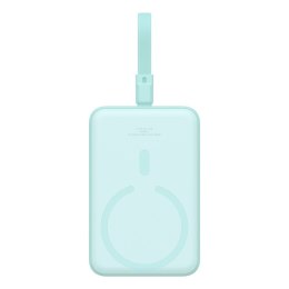 Powerbank Baseus Magnetic Mini Air Wireless 10000mAh 20W+kabel USB C-USB C (peppermint blue)