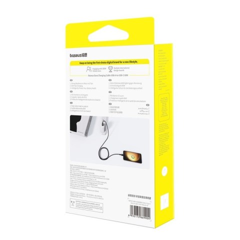 Kabel Baseus Dura USB-Typ C 60W 2m (czarno-złoty) Kabel Baseus Dura USB-Typ C 60W 2m (czarno-złoty)