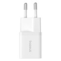 Ładowarka Baseus GaN5 mini 1C 25W+kabel USB-C biały