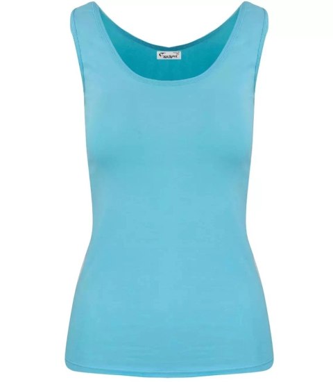 Bluzka koszulka top podkoszulka bawełna (Niebieski) Bluzka koszulka top podkoszulka bawełna (Niebieski)