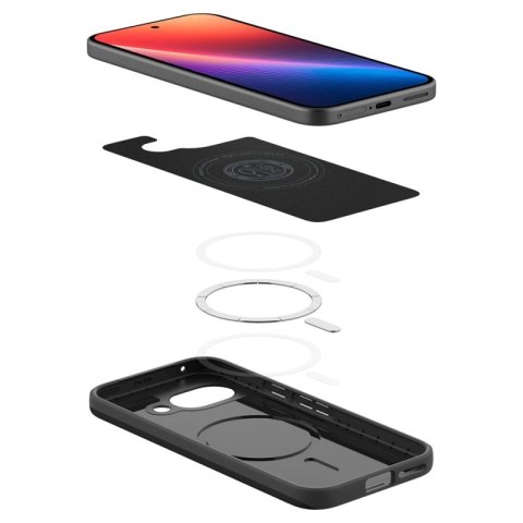 Spigen Thin Fit Mag MagSafe - Etui do Google Pixel 9a (Czarny) Spigen Thin Fit Mag MagSafe - Etui do Google Pixel 9a (Czarny)