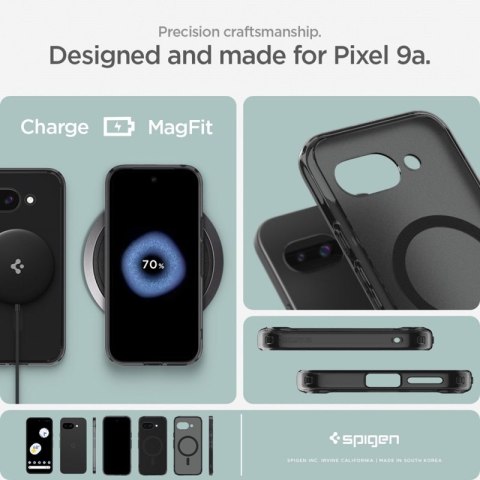 Spigen Ultra Hybrid Mag MagSafe - Etui do Google Pixel 9a (Frost Black) Spigen Ultra Hybrid Mag MagSafe - Etui do Google Pixel 9a (Frost Black)