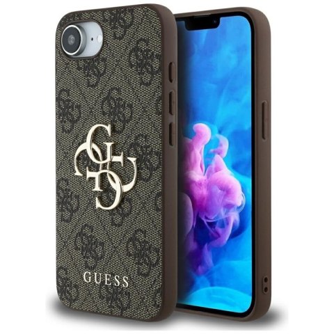 Guess 4G Big Logo - Etui do iPhone 16e (brązowy) Guess 4G Big Logo - Etui do iPhone 16e (brązowy)