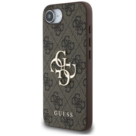 Guess 4G Big Logo - Etui do iPhone 16e (brązowy) Guess 4G Big Logo - Etui do iPhone 16e (brązowy)