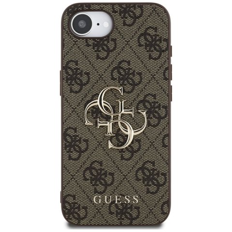 Guess 4G Big Logo - Etui do iPhone 16e (brązowy) Guess 4G Big Logo - Etui do iPhone 16e (brązowy)