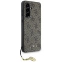 Guess 4G Charms Collection - Etui do Samsung Galaxy A36 5G (brązowy)