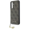 Guess 4G Charms Collection - Etui do Samsung Galaxy A56 5G (brązowy)