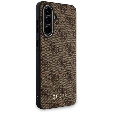 Guess 4G Metal Gold Logo - Etui do Samsung Galaxy A36 5G (brązowy) Guess 4G Metal Gold Logo - Etui do Samsung Galaxy A36 5G (brązowy)